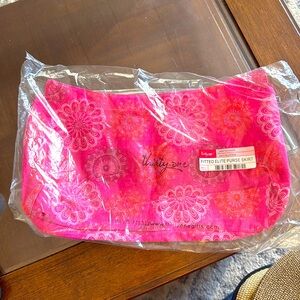 NEW Thirty One‎ 31 Fitted Elite Purse Skirt in Flutter Pattern